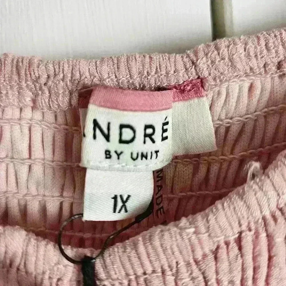 Andree by Unit Babydoll Pink Dress Size 1X NWT - Picture 2 of 7